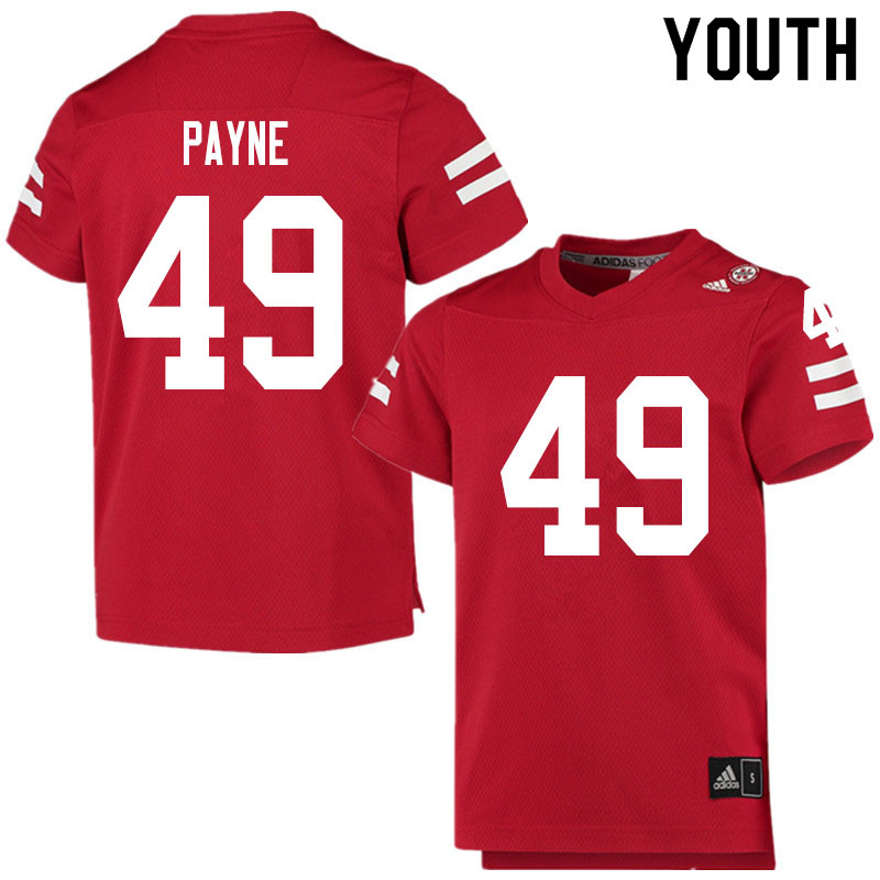 Youth #49 Pheldarius Payne Nebraska Cornhuskers College Football Jerseys Sale-Scarlet